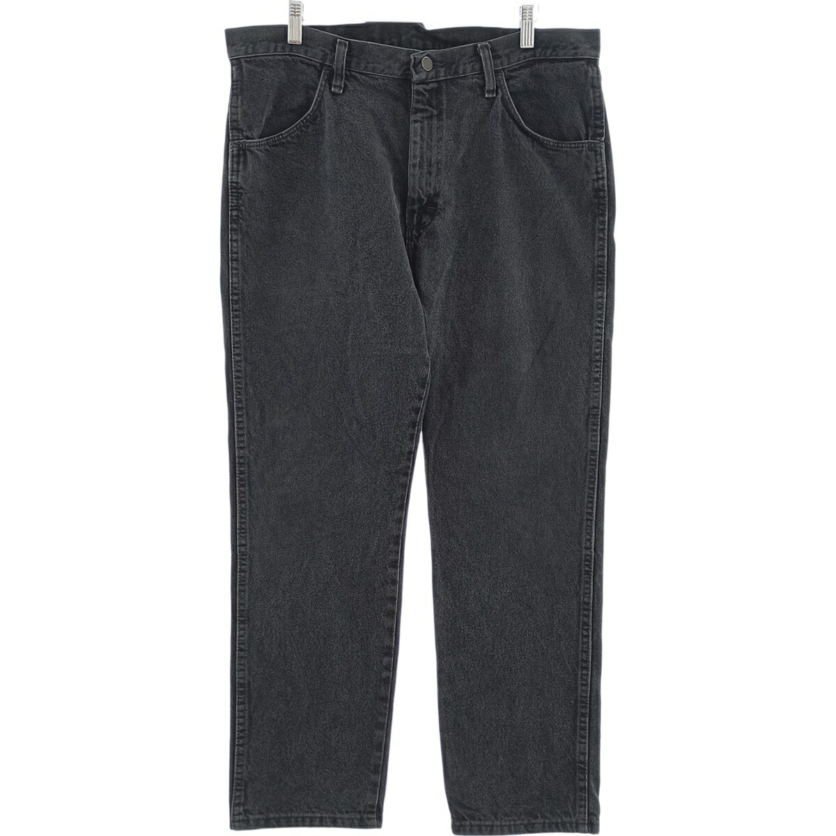 古着 ラスラー RUSTLER ブラックデニム ストレートデニムパンツ メンズw36相当 /eaa417215   【SS2606_30
