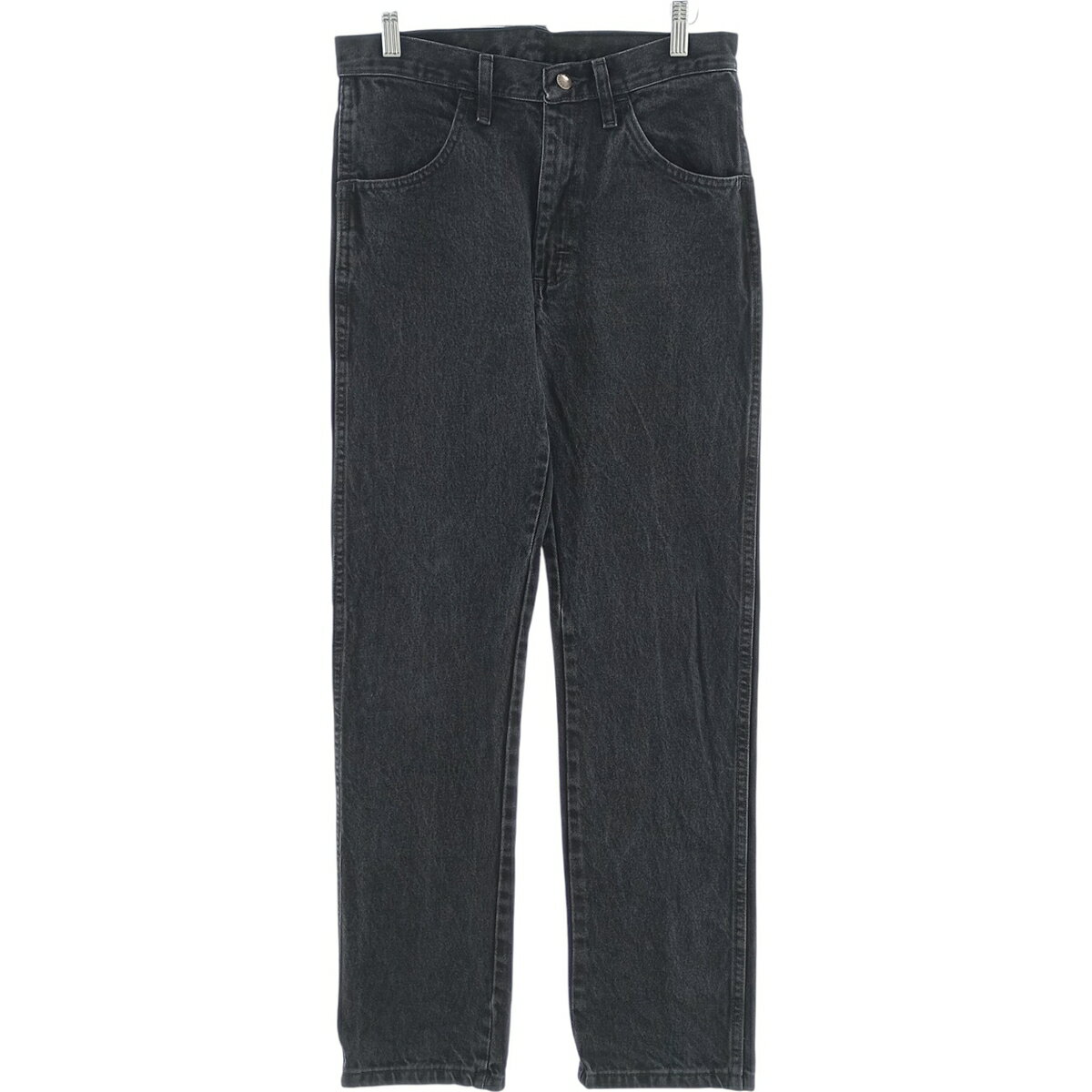 古着 ラスラー RUSTLER ブラックデニム ストレートデニムパンツ メンズw30相当 /eaa417217   【SS2606_30