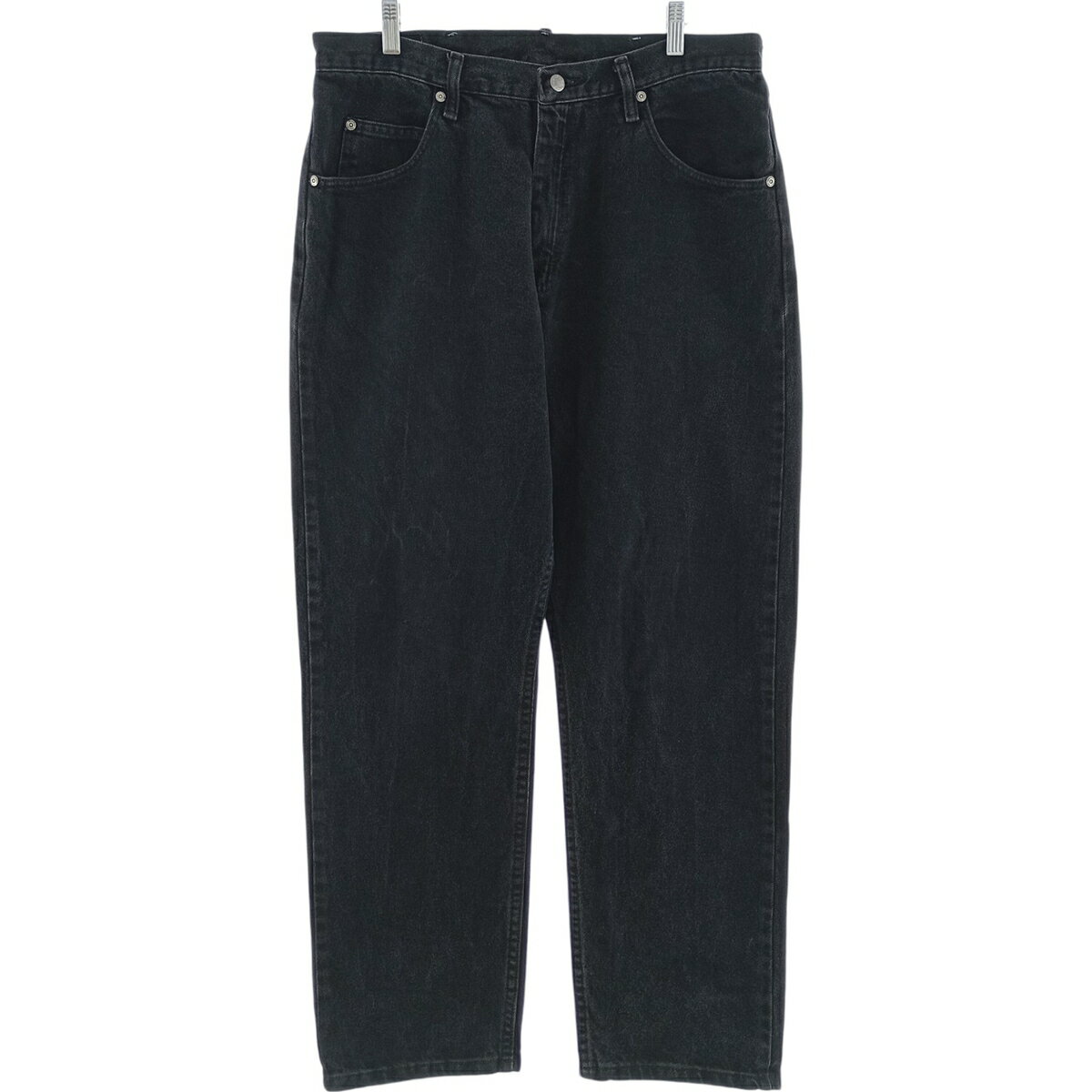 古着 ラングラー Wrangler ブラックデニム ストレートデニムパンツ メンズw35相当 /eaa417222 【中古】 【250615】