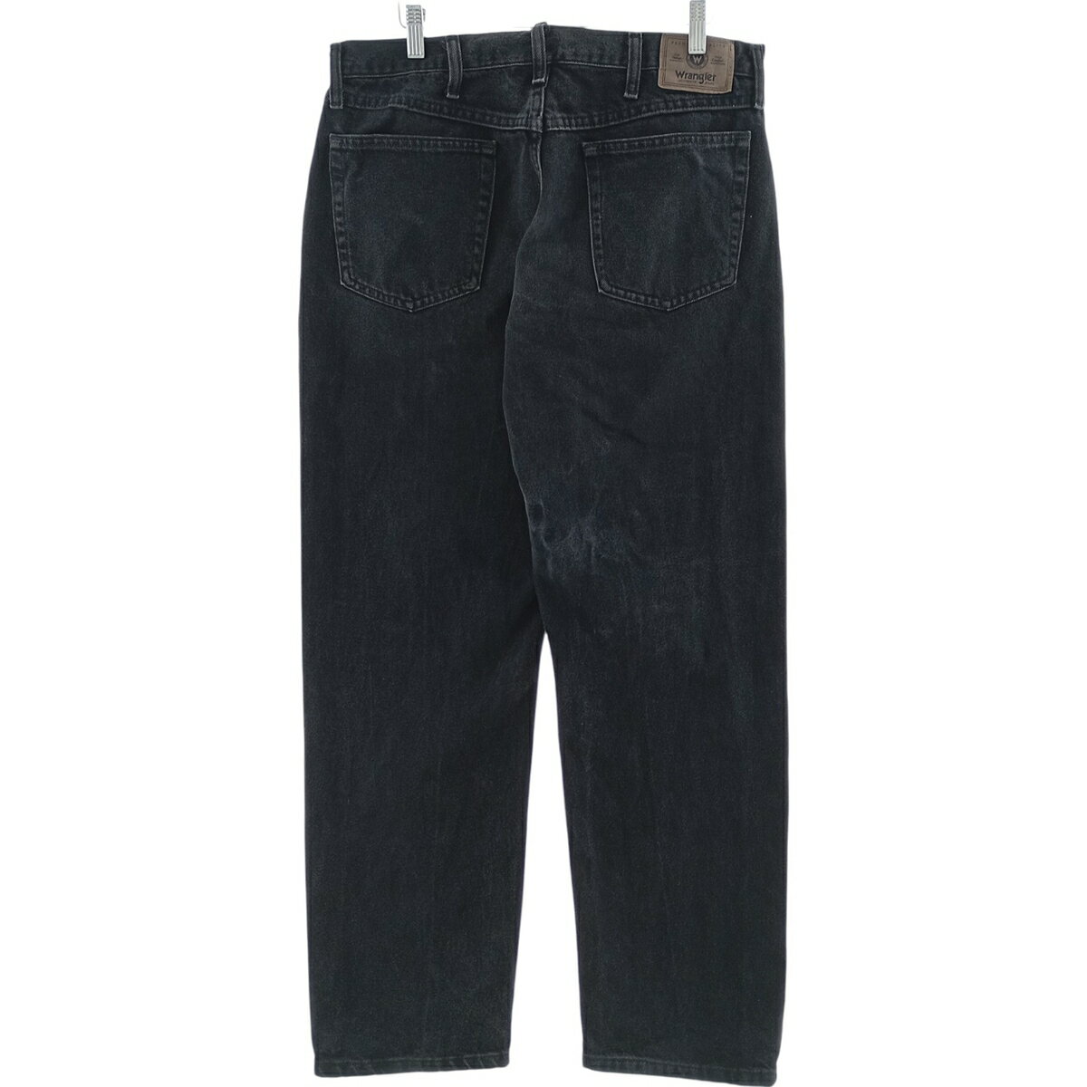 古着 ラングラー Wrangler ブラックデニム ストレートデニムパンツ メンズw35相当 /eaa417222 【中古】 【250615】