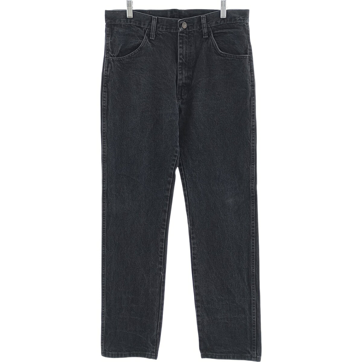 古着 ラスラー RUSTLER ブラックデニム ストレートデニムパンツ メンズw34相当 /eaa417240   【SS2606_30