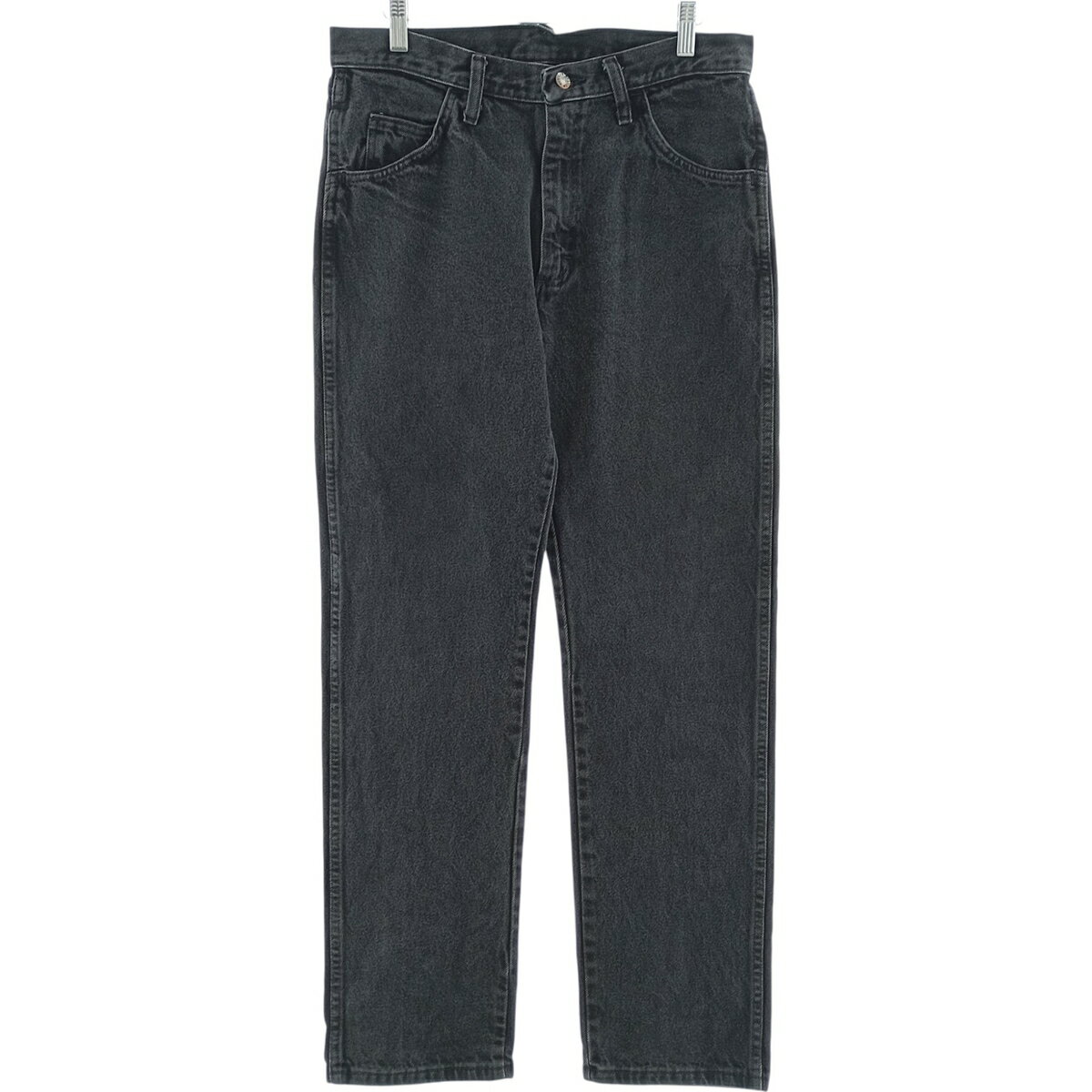 古着 ラスラー RUSTLER ブラックデニム ストレートデニムパンツ メンズw32相当 /eaa417241   【SS2606_30