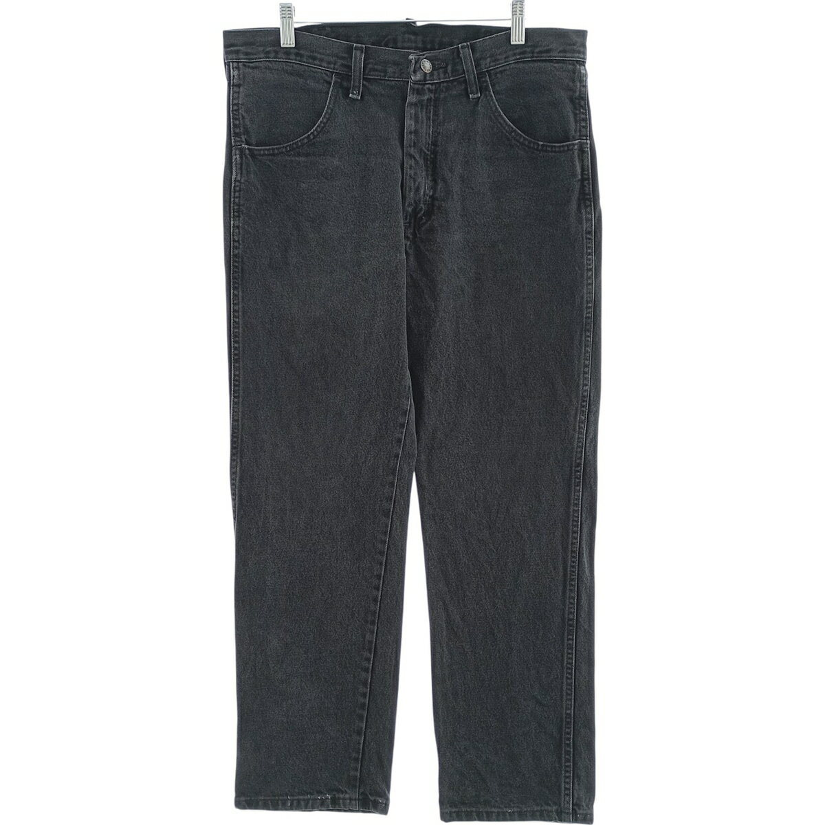 古着 ラスラー RUSTLER ブラックデニム ストレートデニムパンツ メンズw34相当 /eaa417242 【中古】 【250715】 【ss2601_10】