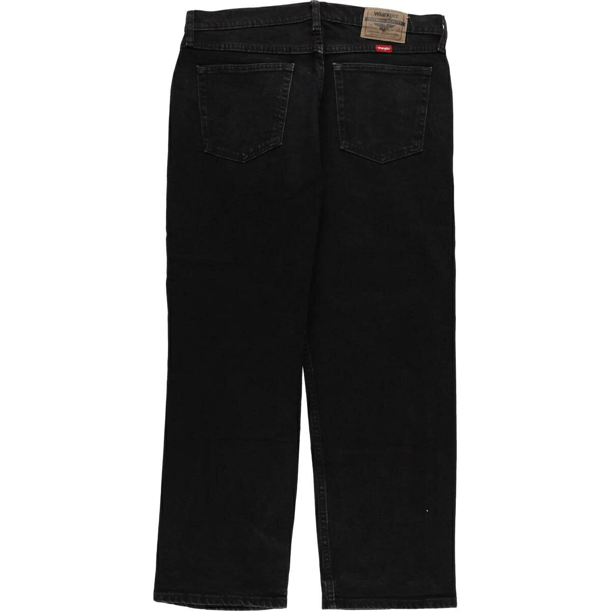 古着 00'S ラングラー Wrangler ブラックデニム ストレートデニムパンツ メンズw34相当 /eaa417273 【中古】 【250809】