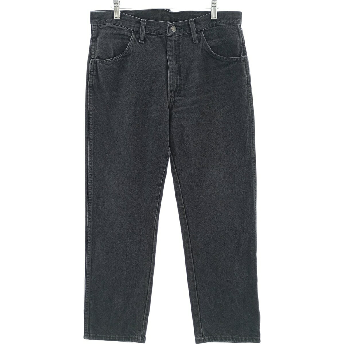 古着 ラスラー RUSTLER ブラックデニム ストレートデニムパンツ メンズw34相当 /eaa417359 【中古】 【251026】