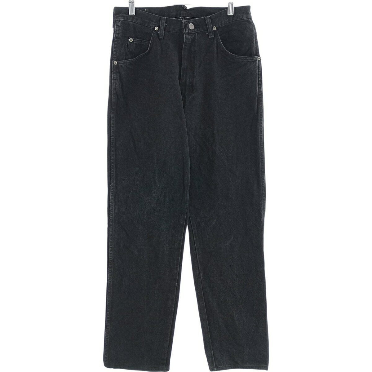 樂天商城 - 古着 ラングラー Wrangler ブラックデニム ストレートデニムパンツ USA製 メンズw31相当 /eaa417409 【中古】 【250715】 【SS2603_30】 ブラック系 春夏秋冬