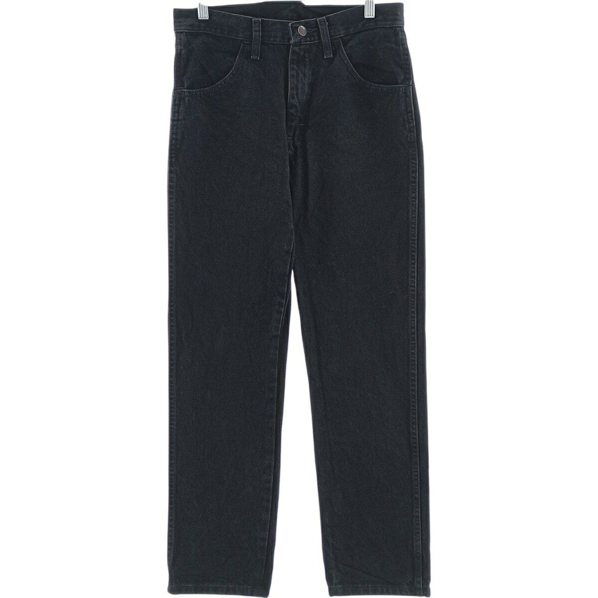 古着 ラスラー RUSTLER ブラックデニム ストレートデニムパンツ メンズw30相当 /eaa417428   【SS2606_30