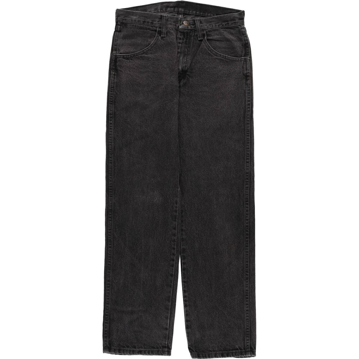 古着 ラスラー RUSTLER ブラックデニム ストレートデニムパンツ メンズw29相当 /eaa417431   