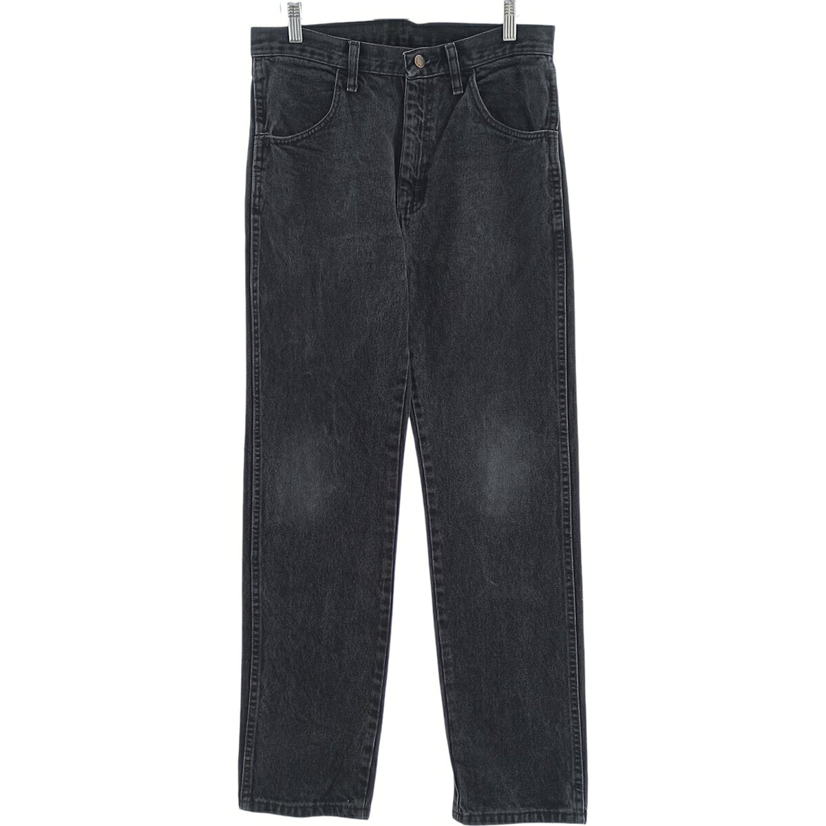 古着 ラスラー RUSTLER ブラックデニム ストレートデニムパンツ メンズw30相当 /eaa417437   【SS2606_30