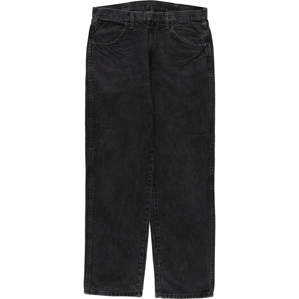 古着 ラスラー RUSTLER ブラックデニム ストレートデニムパンツ メンズw34相当 /eaa417444   