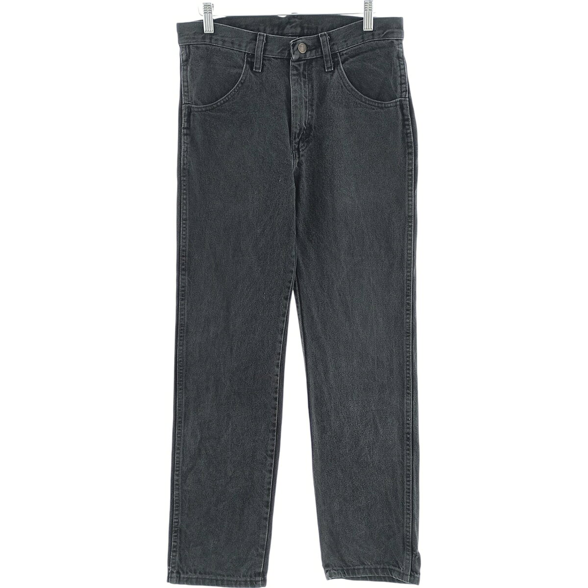 古着 ラスラー RUSTLER ブラックデニム ストレートデニムパンツ メンズw30相当 /eaa417465   【SS2606_30