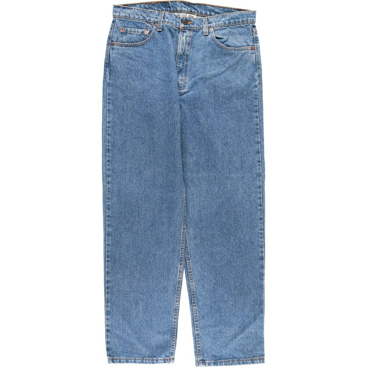 古着 90'S リーバイス Levi's 550 RELAXED FIT テーパードデニムパンツ USA製 メンズw35相当 ヴィンテージ /eaa417521 【中古】 【250320】 【ss2601_10】 ブルー系 春夏秋冬
