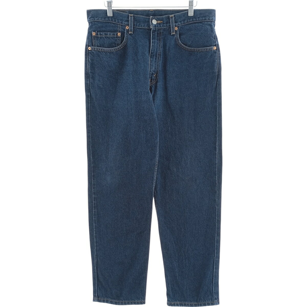 商品詳細 ブランド・Levi's・リーバイス・ 特徴・ジッパーフライ・ワイドパンツ・ モデル/形状・550 RELAXED FIT・テーパードデニムパンツ・ 素材・コットン:100%・ 色・ブルー系 青色・ 柄・無地・ 生産国・メキシコ製・ 年代・00年代・ サイズ・表記サイズ:W34 L30・ウエスト:88cm・股上:31cm・股下:77cm・もも周り:71cm・裾周り:40cm・ コンディション・C・ カテゴリ・メンズ・ボトムス・デニムパンツ・スリム・テーパードデニムパンツ・ 商品番号・eaa417590・ 取扱店・・ スタッフコメントLevi's 550 RELAXED FIT テーパードデニムパンツ / 商品番号 eaa417590 USEDデニムですので使用感、擦れ、色落ちなどございますが、まだまだご愛用していただけます。 古着という事をご理解の上ご注文よろしくお願いします。 【状態追記】 ●前、両ポケット内・右裾に汚れ ●前、左ポケット内にリペア跡、股下に擦れ ●後、ヒップに擦れ ●後、右ふくらはぎ・両裾に汚れ ●内側、両裾に汚れ※状態は当社独自の基準です。 表記サイズウエスト股上股下もも周り裾周り W34 L30(※着用感、表記サイズは目安です。)88cm31cm77cm71cm40cm ※測定値の若干の誤差はご了承下さい。サイズガイドはこちら ブランドLevi'sリーバイス 特徴ジッパーフライ / ワイドパンツモデル/形状550 RELAXED FIT / テーパードデニムパンツ素材コットン:100%色ブルー系 青色柄無地生産国メキシコ製年代00年代カテゴリスリム・テーパードデニムパンツ商品番号eaa417590取扱店　　 リーバイスの他の商品を見るスリム・テーパードデニムパンツの他の商品を見る