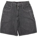 古着 ゲス Guess JEANS ブラックデニムショーツ ショートパンツ メンズw34相当 /eaa417670 【中古】 【250510】(4)