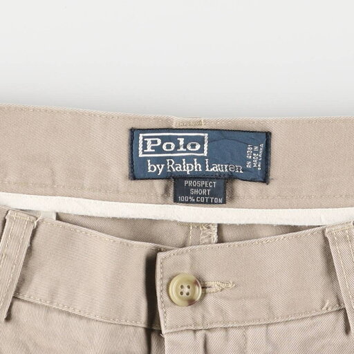 古着 ラルフローレン Ralph Lauren POLO by Ralph Lauren PROSPECT チノショーツ ショートパンツ メンズw37相当 /eaa417698 【中古】 【250622】