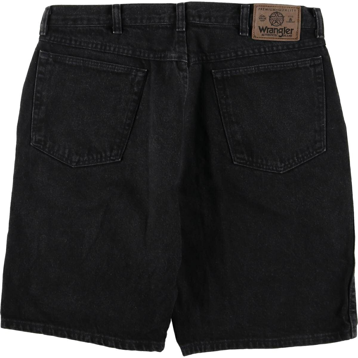古着 ラングラー Wrangler ブラックデニムショーツ ショートパンツ メンズw35相当 /eaa417797 【中古】 【250504】 【SS2509_30】