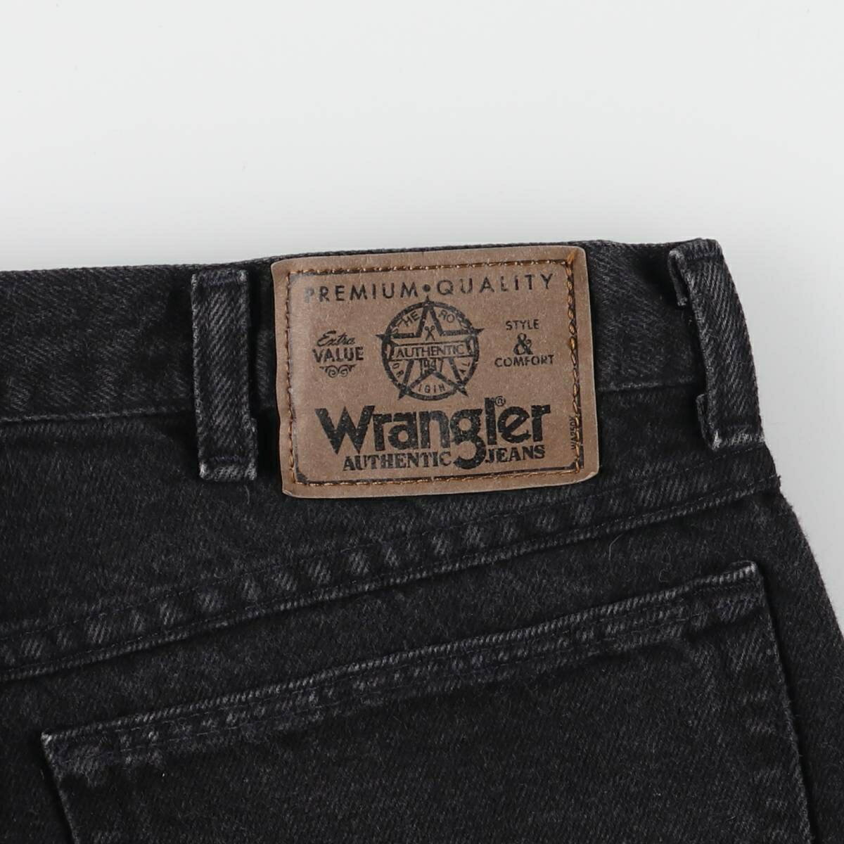 古着 ラングラー Wrangler ブラックデニムショーツ ショートパンツ メンズw35相当 /eaa417797 【中古】 【250504】 【SS2509_30】