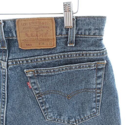 古着 90'S リーバイス Levi's 560 テーパードデニムパンツ USA製 メンズw34相当 ヴィンテージ /eaa417895 【中古】 【250426】