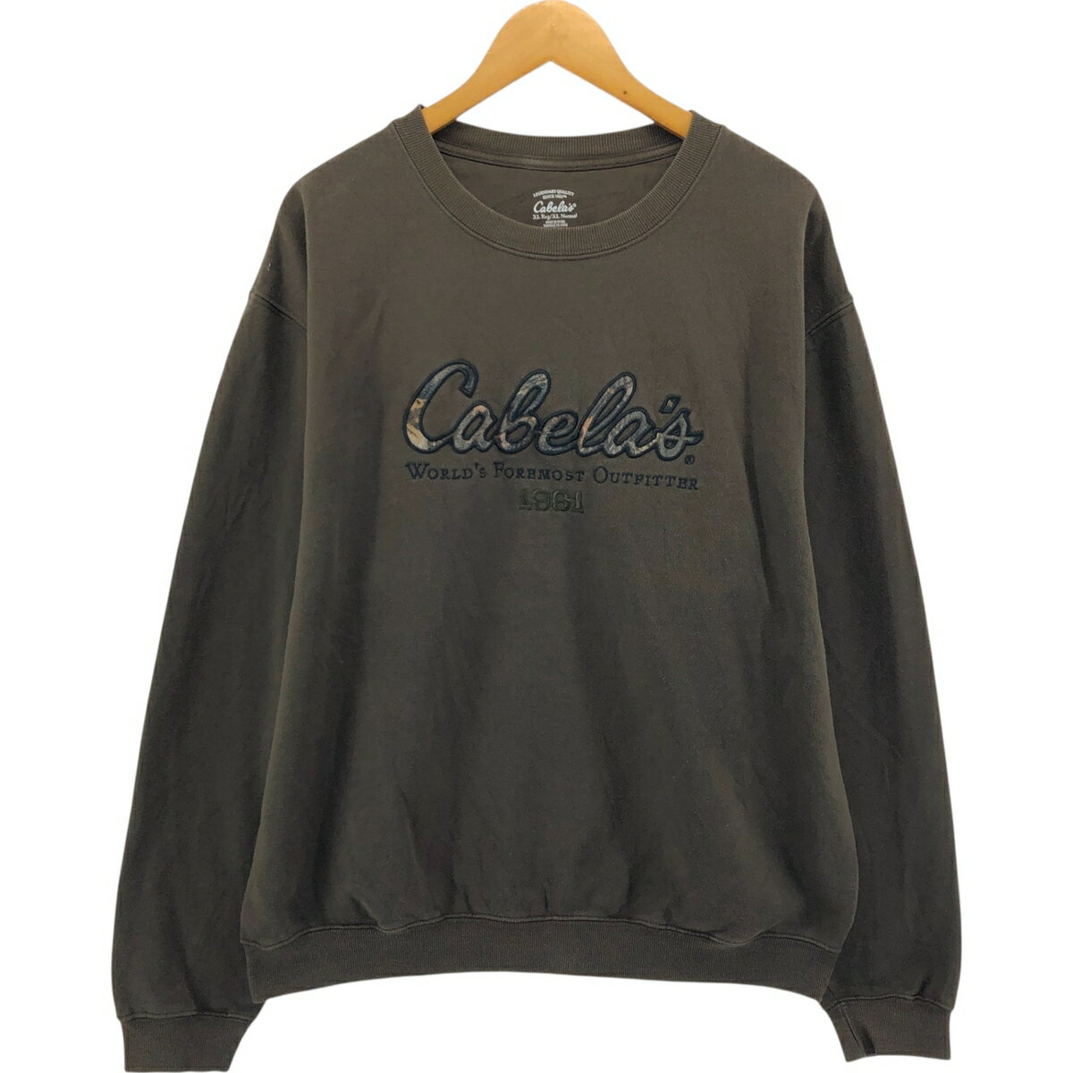 2761 Cabela's カベラス　スウェット　トレーナー　シカ　リアルツリー 56a030c20e09a3bad58e2c5af4358c