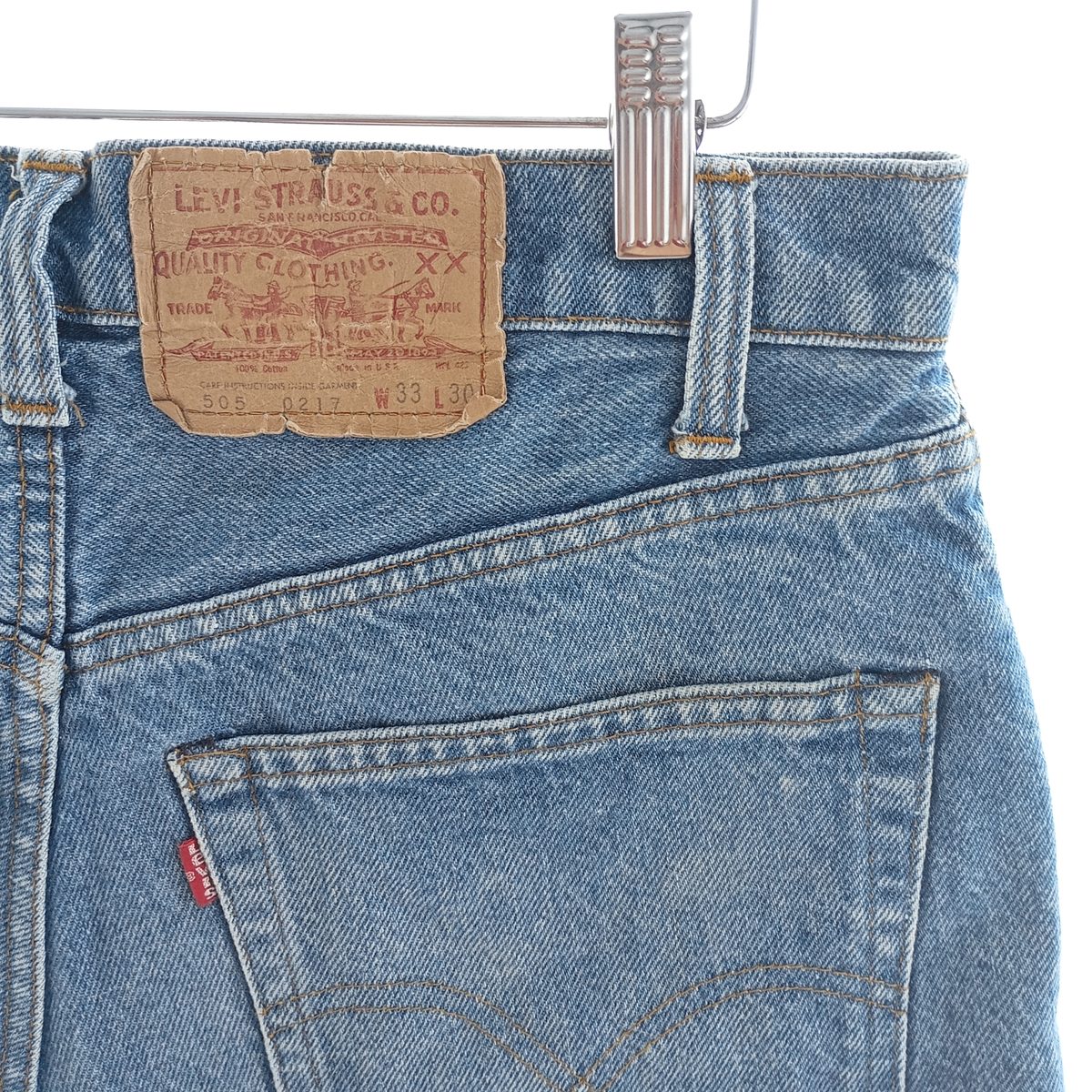 古着 80'S リーバイス Levi's 505-0217 テーパードデニムパンツ USA製 メンズw31相当 ヴィンテージ /eaa418160 【中古】 【250426】
