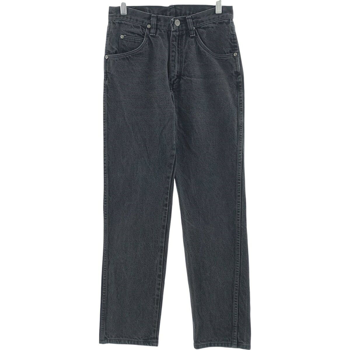 樂天商城 - 古着 80~90'S ラングラー Wrangler ブラックデニム テーパードデニムパンツ USA製 レディースL(w28)相当 ヴィンテージ /eaa418250 【中古】 【250512】 【ADEL/アデル】 【SS2603_30】