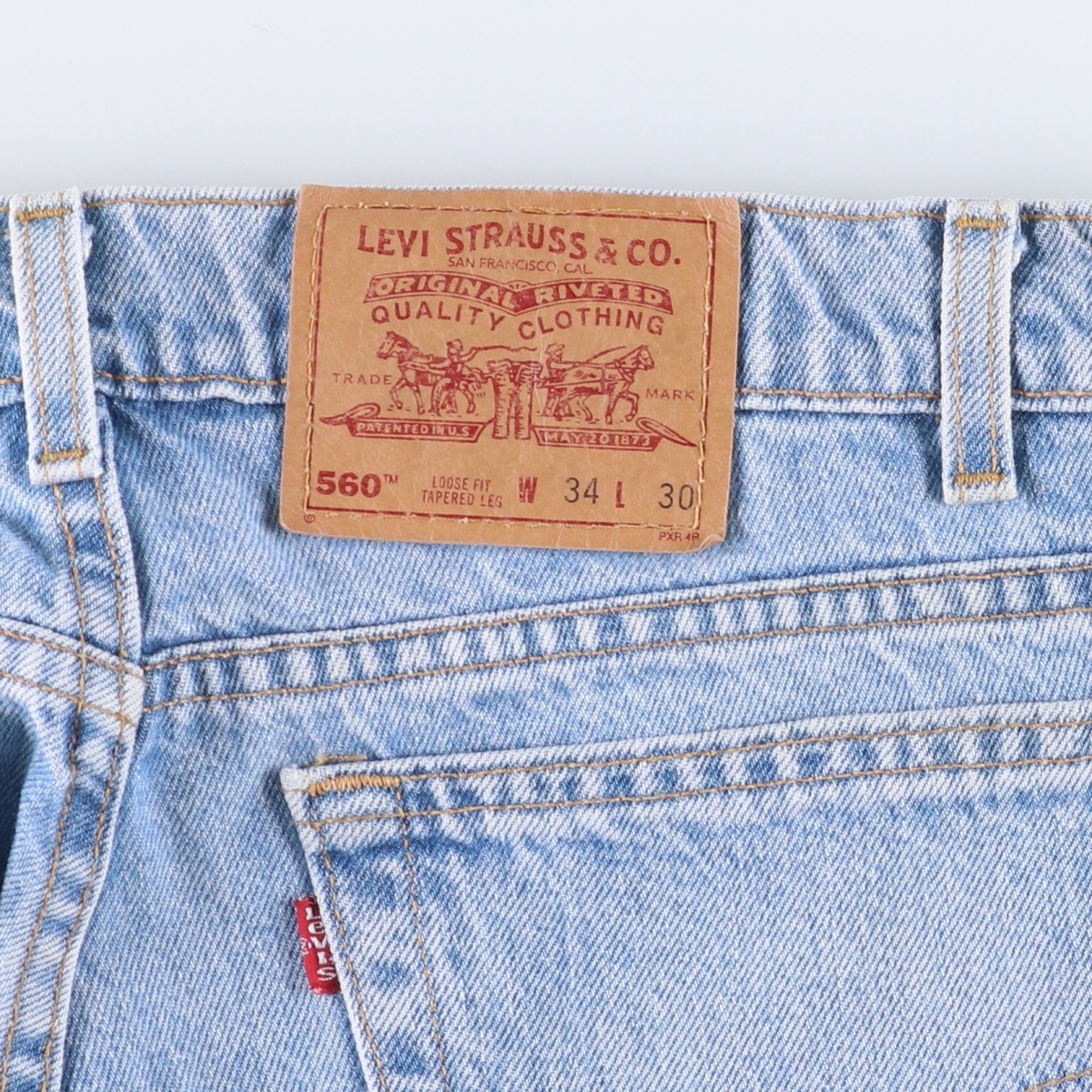 古着 90'S リーバイス Levi's 560 LOOSE FIT TAPERED LEG テーパードデニムパンツ USA製 メンズw34相当 ヴィンテージ /eaa418347 【中古】 【251116】