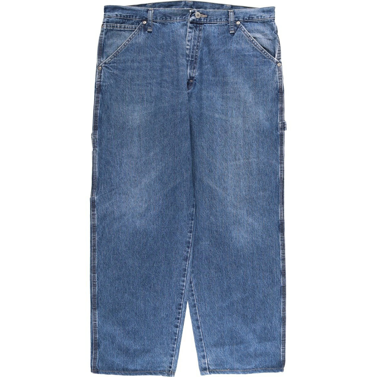 乐天商城 - 古着 00'S ラングラー Wrangler CARPENTER デニムペインターパンツ メンズw37相当 /eaa418674 【中古】 【251121】 【ss2601_30】 ブルー系 春夏秋冬