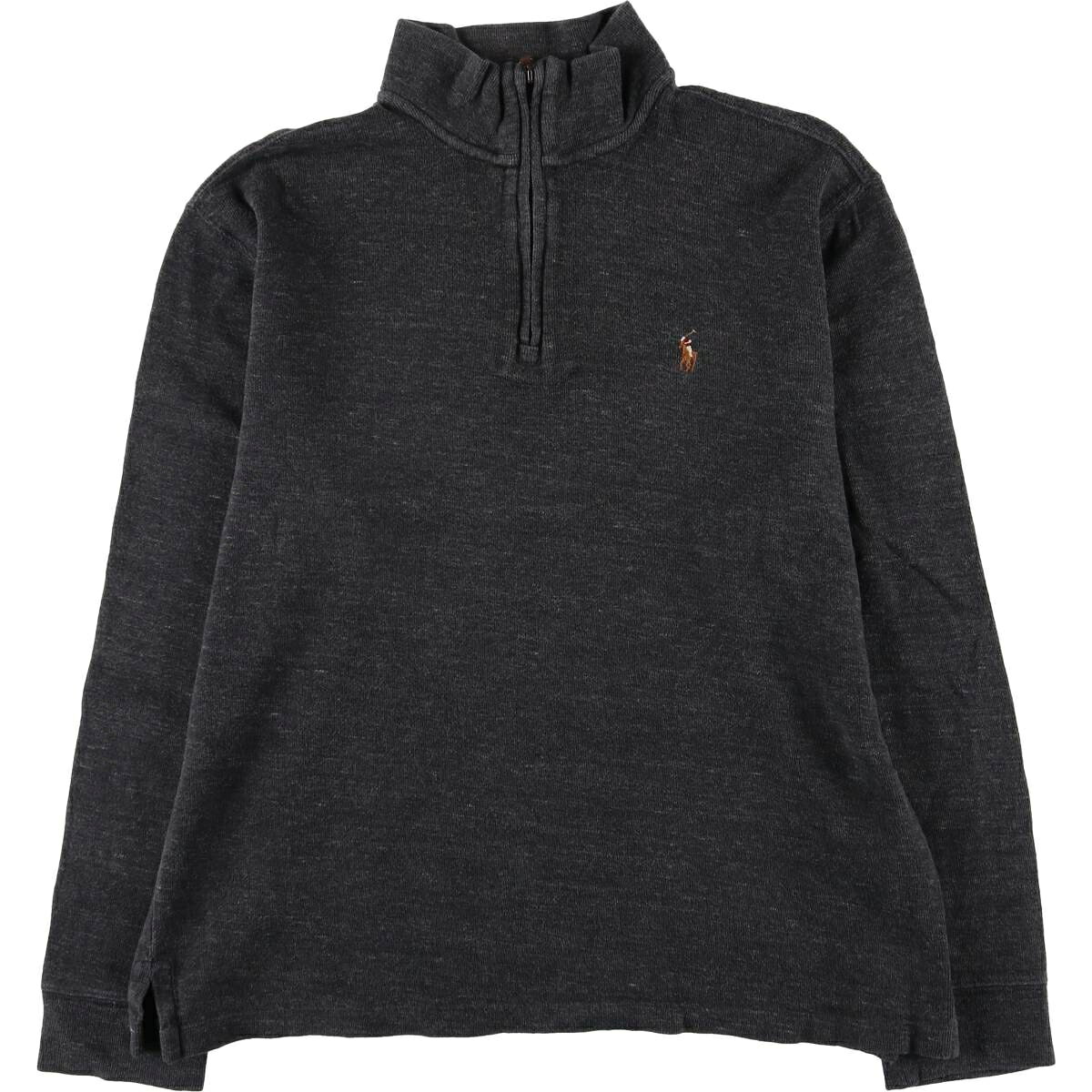 古着 ラルフローレン Ralph Lauren POLO RALPH LAUREN ESTATE RIB ハーフジップスウェットシャツ トレーナー メンズM相当 /eaa418844 ..
