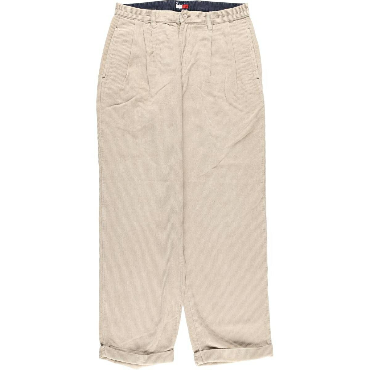 古着 90~'S トミーヒルフィガー TOMMY HILFIGER ツータック コーデュロイパンツ メンズw32相当 ヴィンテージ /eaa418940 【中古】 【251116】
