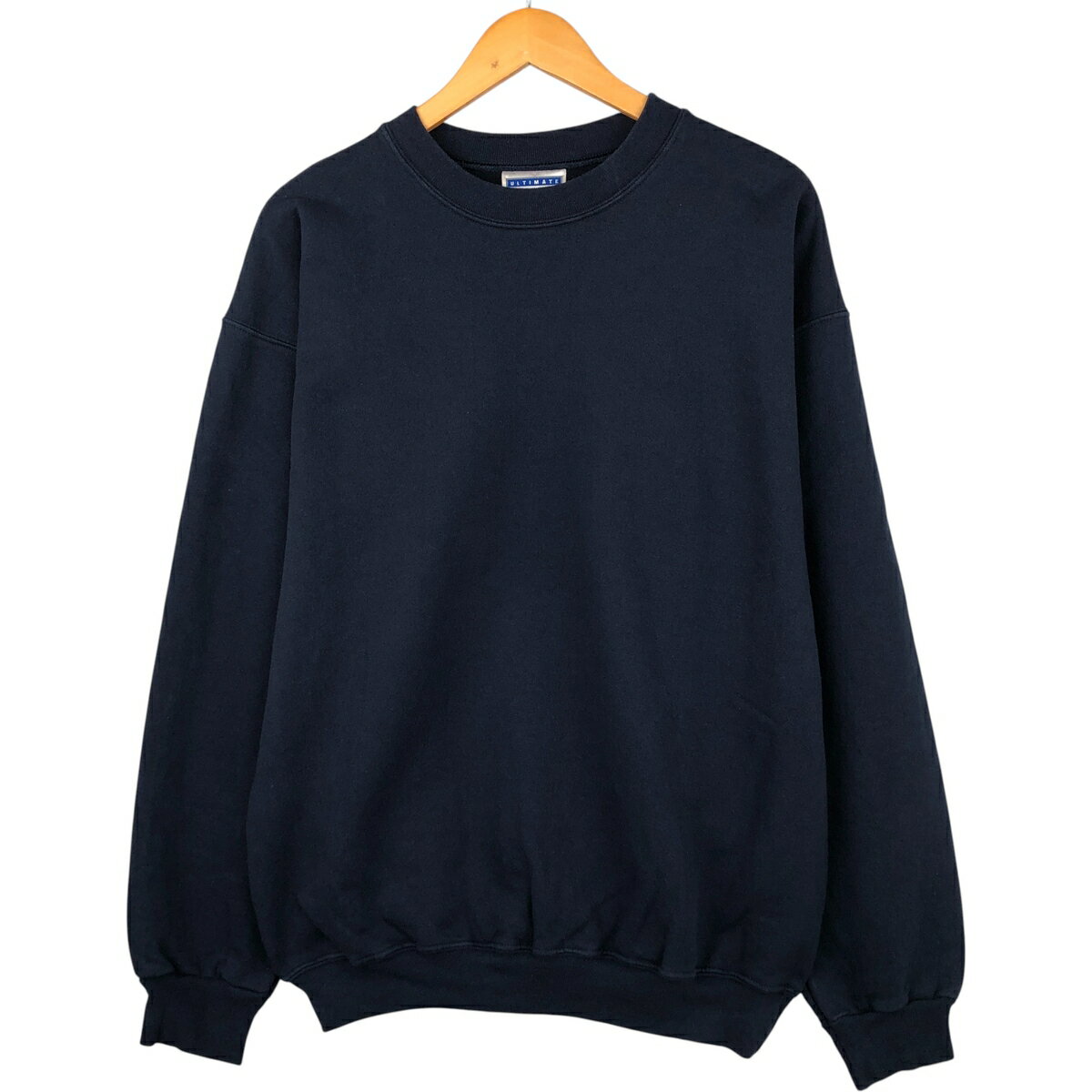 Other - 古着 90'S ヘインズ Hanes Ultimate Cotton 無地 ブランクスウェットシャツ トレーナー メンズM相当 ヴィンテージ /eaa419188 【中古】 【251222】 【SS2603_30】 ネイビー系 春夏秋冬