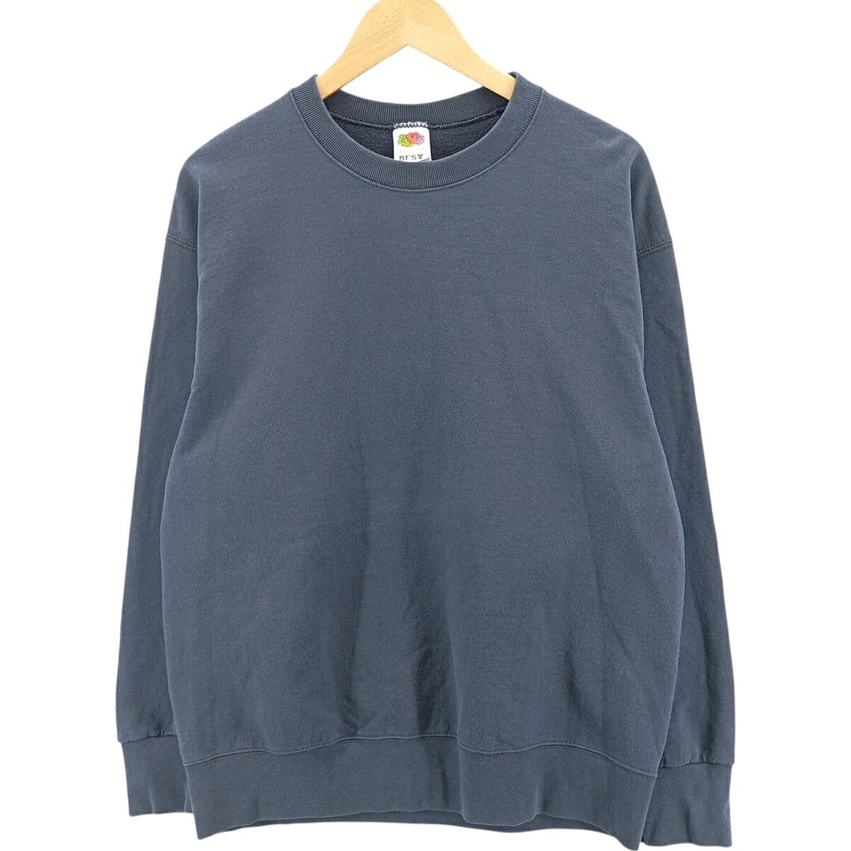 古着 フルーツオブザルーム FRUIT OF THE LOOM BEST 無地 ブランクスウェットシャツ トレーナー メンズL相当 /eaa419197 【中古】 【26..