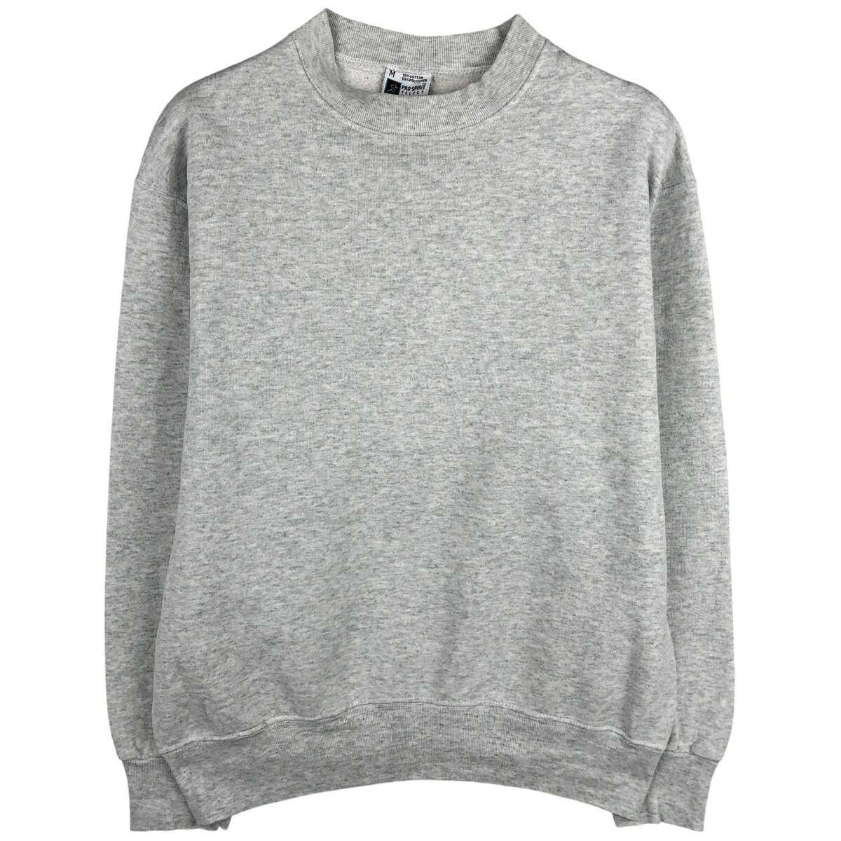 American Casual - 古着 90'S PRO SPIRIT SELECT SWEATS 無地 ブランクスウェットシャツ トレーナー USA製 メンズM相当 ヴィンテージ /eaa419220 【中古】 【251228】 【NH-2508】 【SS2603_30】 グレー系 春夏秋冬