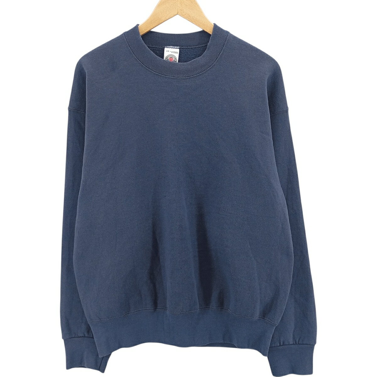 Rakuten - 古着 90'S MUNSINGWEAR 無地 ブランクスウェットシャツ トレーナー USA製 メンズL相当 ヴィンテージ /eaa419226 【中古】 【260118】 【SS2603_30】 ブルー系 春夏秋冬