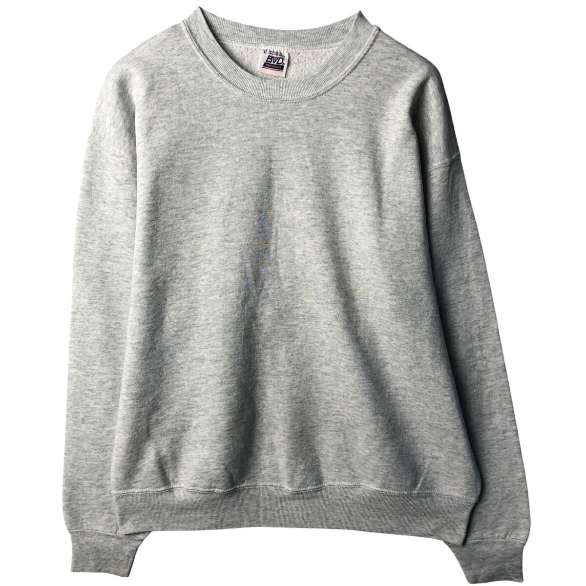 古着 90'S BVD 無地 ブランクスウェットシャツ トレーナー USA製 メンズL相当 ヴィンテージ /eaa419315 【中古】 【251116】 【NH-2508】 【ss2601_30】