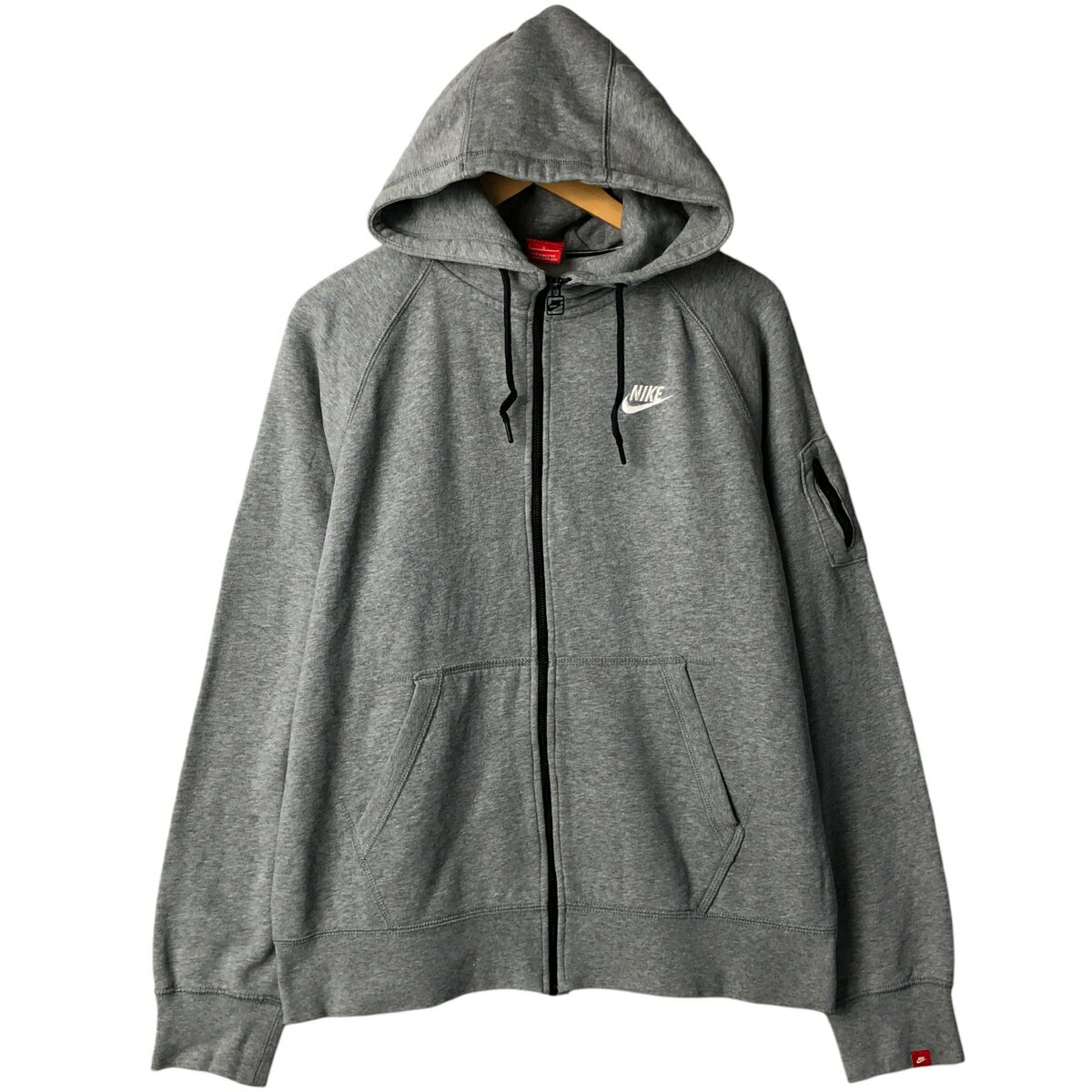 乐天商城 - 古着 ナイキ NIKE スウェットフルジップパーカー メンズL相当 /eaa419485 【中古】 【251023】 【SS2603_30】 グレー系 春夏秋冬 【SS2606_50】