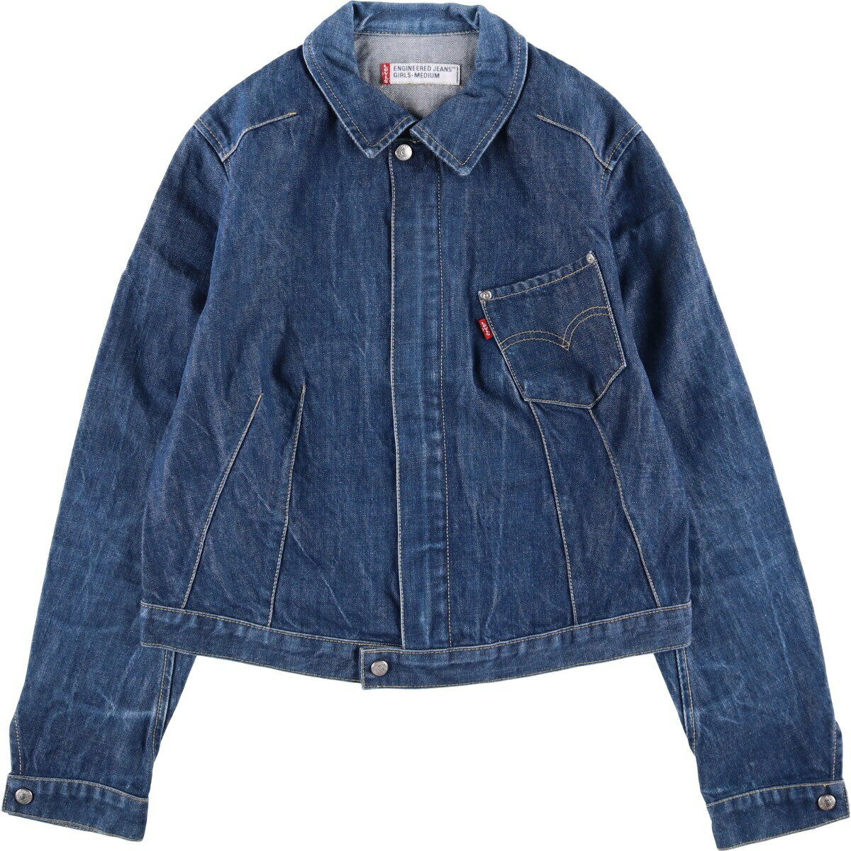 古着 リーバイス Levi's ENGINEERED エンジニアード ユーロモデル デニムジャケット Gジャン レディースM相当 /eaa419604 【中古】 【251011】 【Elulu/エルル】