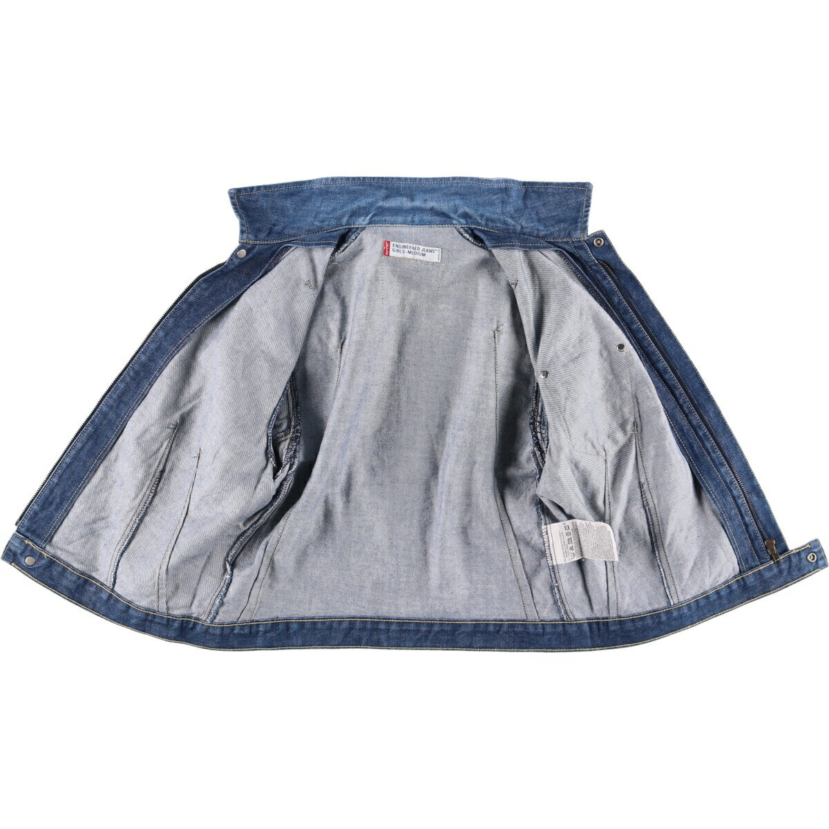 古着 リーバイス Levi's ENGINEERED エンジニアード ユーロモデル デニムジャケット Gジャン レディースM相当 /eaa419604 【中古】 【251011】 【Elulu/エルル】