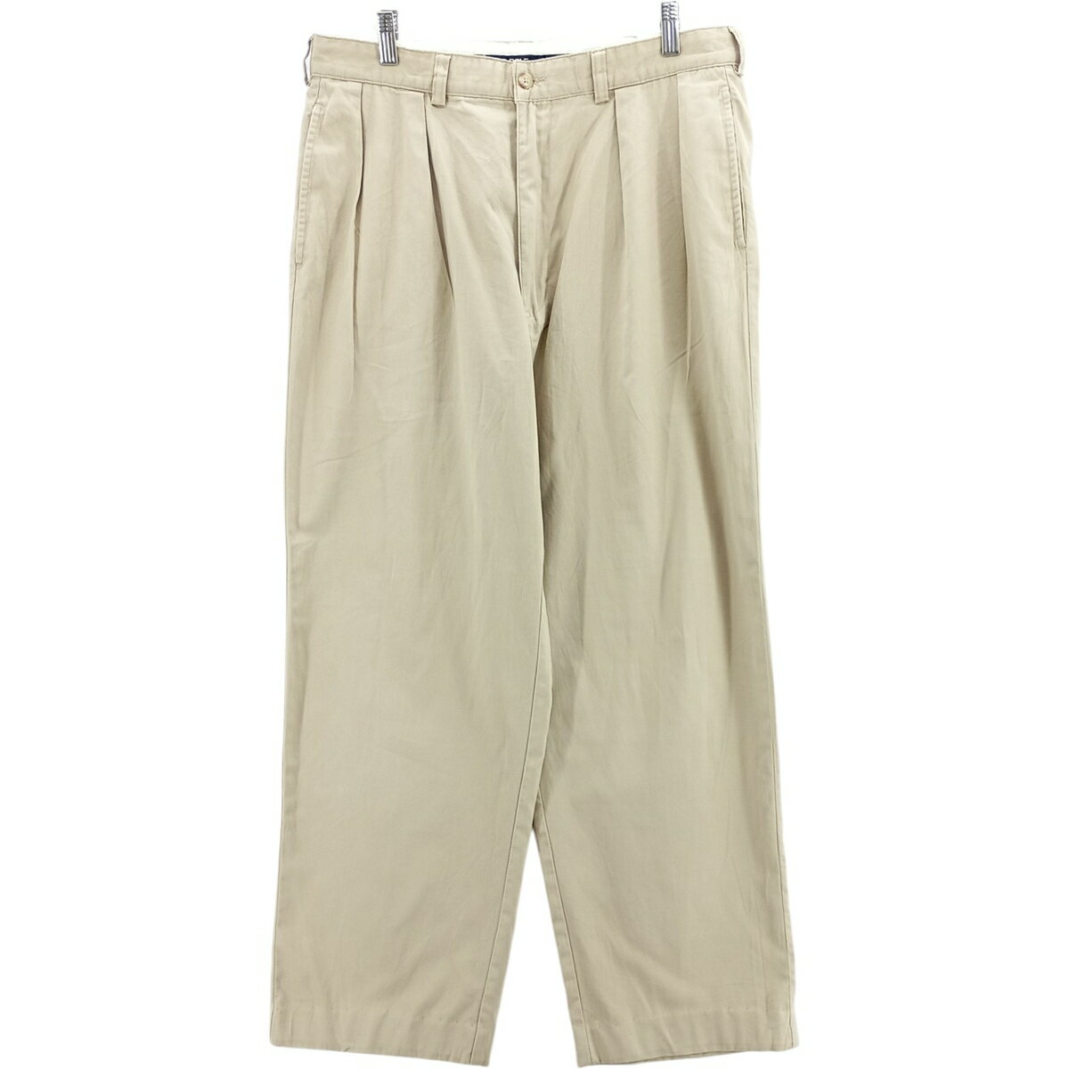 古着 ラルフローレン Ralph Lauren POLO GOLF ポロゴルフ ツータック チノパンツ メンズw33相当 /eaa419819 【中古】 【250921】 【ss2601_10】 ベージュ系 春夏秋冬