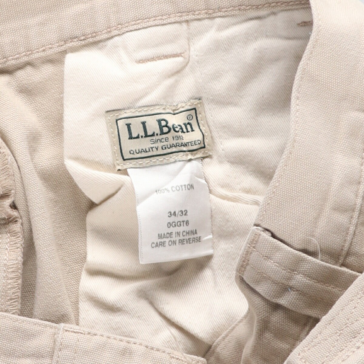 古着 エルエルビーン L.L.Bean ダック カーゴパンツ メンズw34相当 /eaa420417 【中古】 【241111】 【SS2506_10】