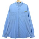 古着 コロンビア Columbia PFG ボタンダウン 長袖 フィッシングシャツ メンズXL /eaa422689 【中古】 【240302】