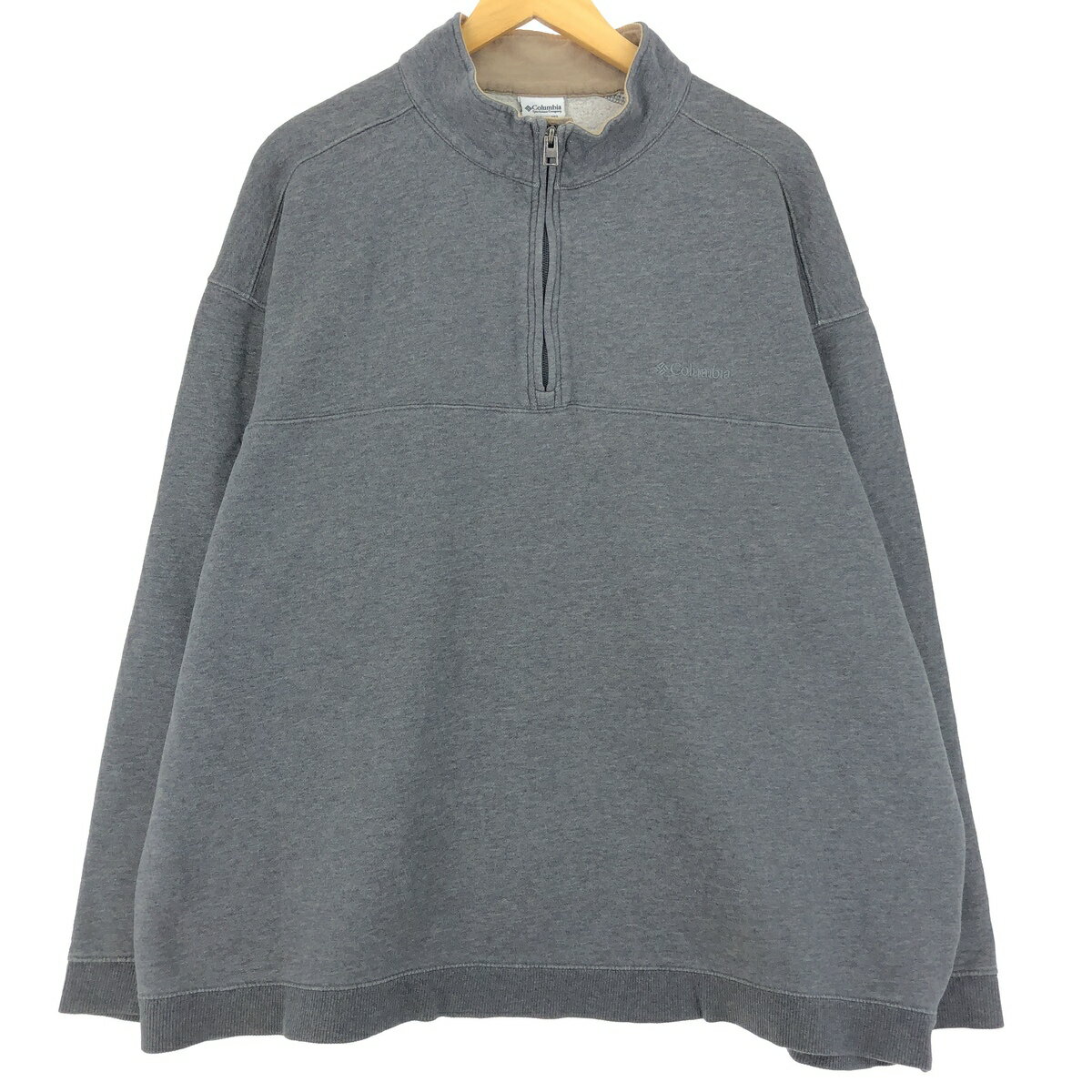 古着 00'S コロンビア Columbia ハーフジップスウェットシャツ トレーナー メンズXXL /eaa426458 【中古】 【240323】