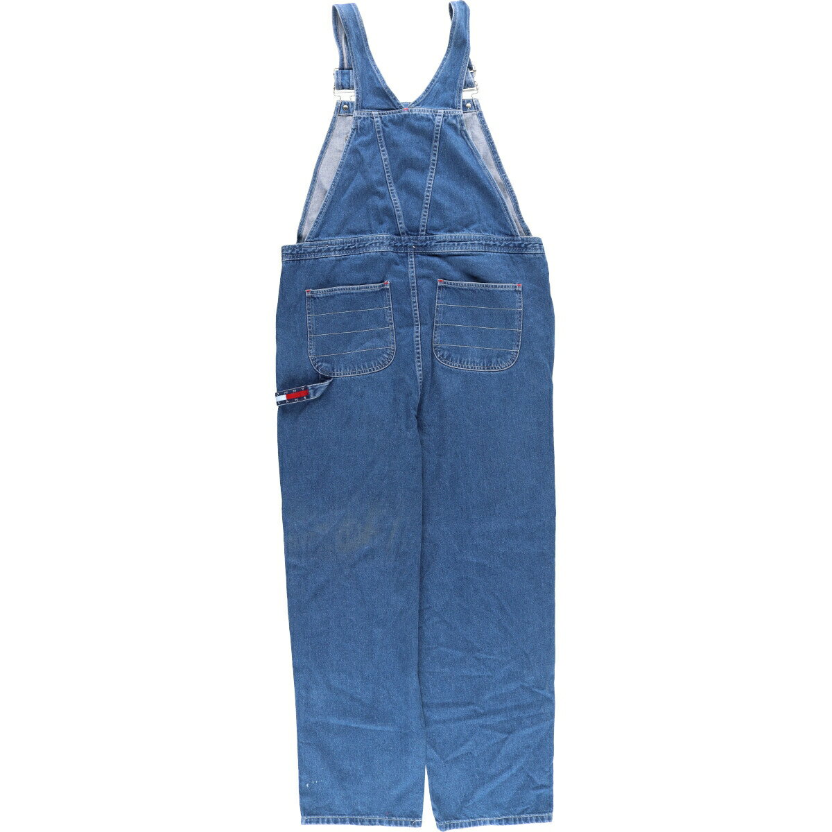 古着 90'S トミーヒルフィガー TOMMY HILFIGER デニムオーバーオール メンズw36 ヴィンテージ /eaa427559 【中古】 【240408】 ss2503_30