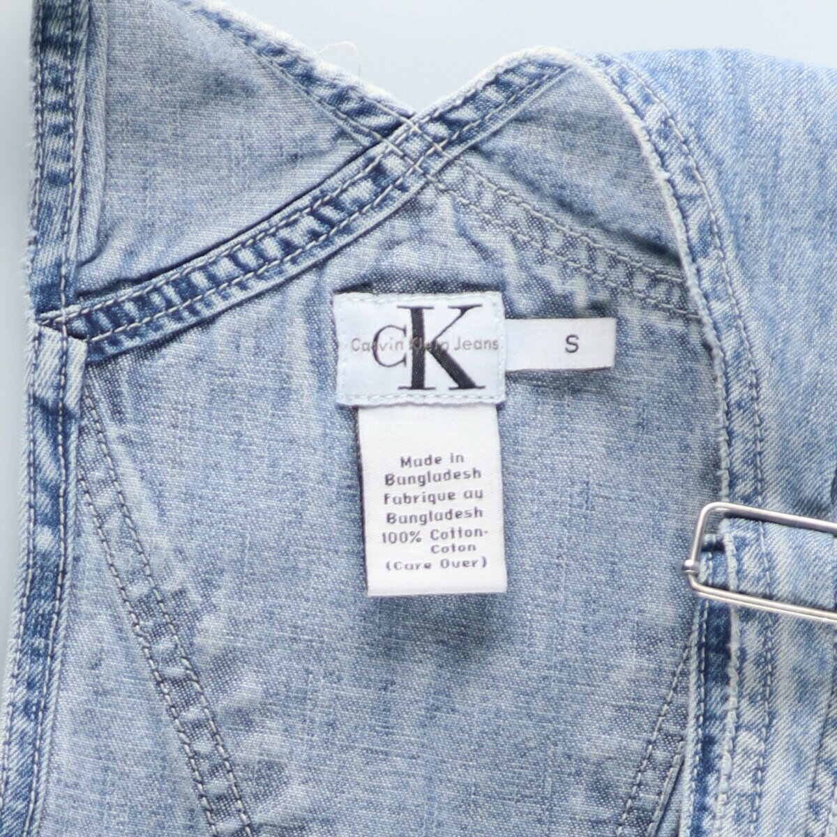古着 90'S カルバンクライン Calvin klein JEANS デニムオーバーオール メンズw34 ヴィンテージ /eaa427560 【中古】 【240408】 ss2503_30