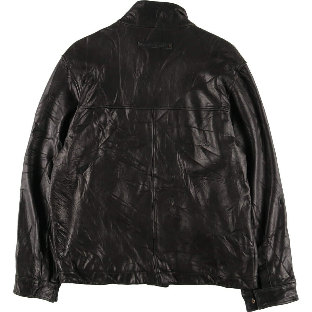 古着 トミーヒルフィガー TOMMY HILFIGER レザーブルゾンタイプ メンズM /eaa427892 【中古】 【240323】 ss2503_30