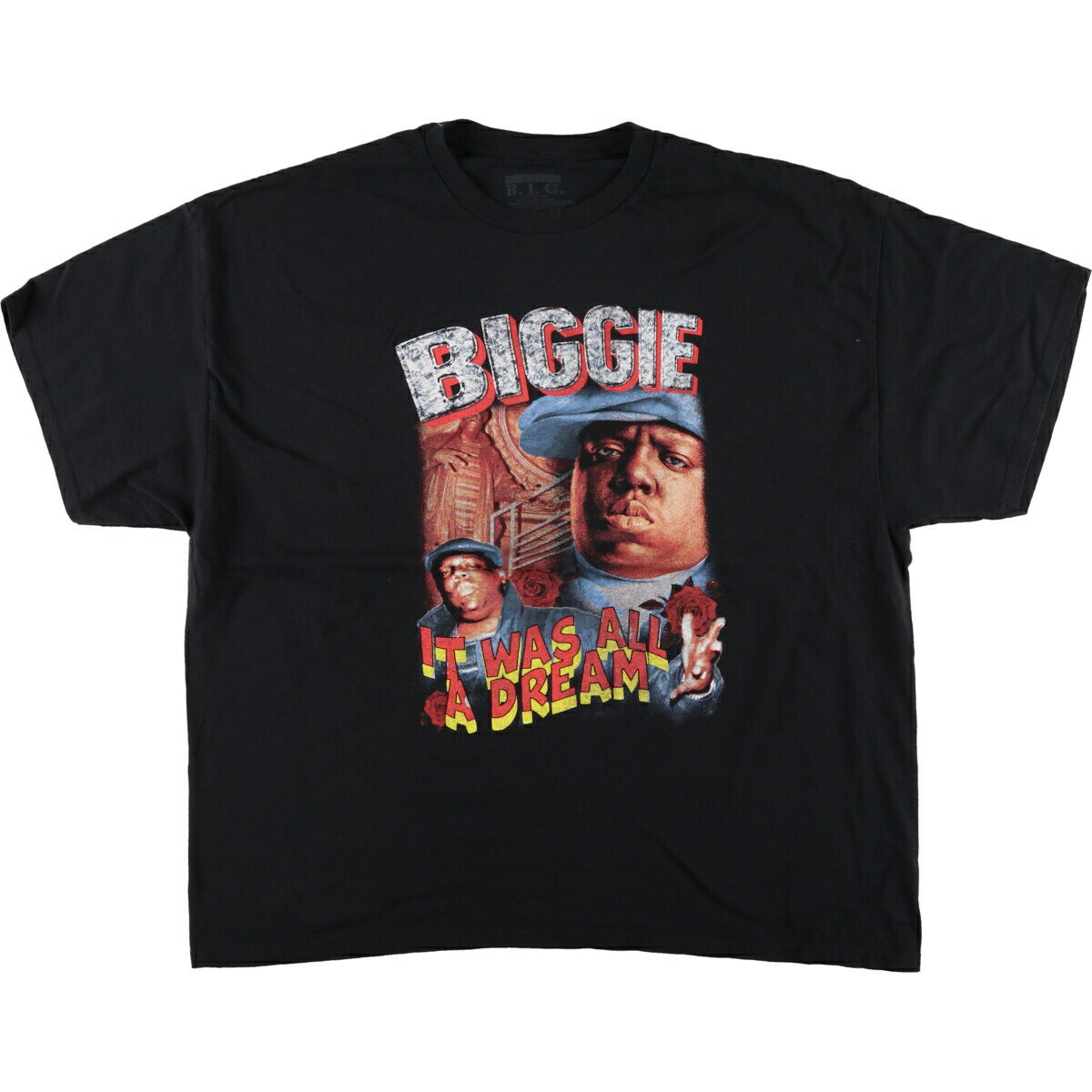 古着 ビッグサイズ THE NOTORIUS B.I.G. ノートリアスビッグ ラップTシャツ ラップT メンズXXXL相当 ビッグサイズ /eaa429594 【中古】 【240818】