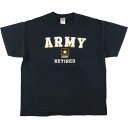 古着 ギルダン GILDAN US ARMY プリントTシャツ メンズXL /eaa429653 【中古】 【240623】(4)
