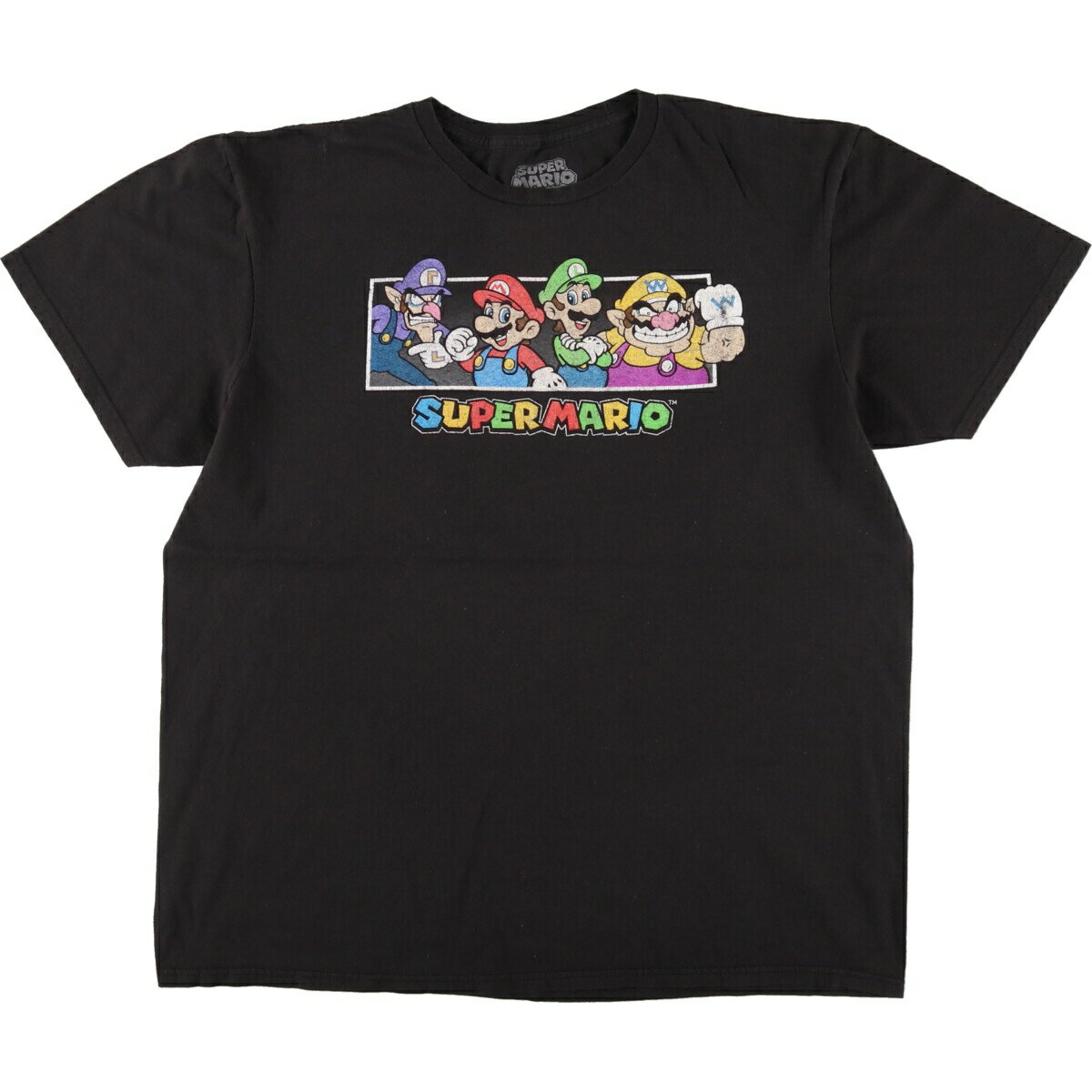 古着 SUPER MARIO スーパーマリオ キャラクタープリントTシャツ メンズXL相当 /eaa429780 【中古】 【240807】 【SS2509_30】