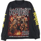 古着 KNOT FEST ノットフェス ミュージック ロングTシャツ ロンT メンズM /eaa431126 【中古】 【240414】