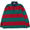 古着 80'S ラコステ LACOSTE CHEMISE フレ