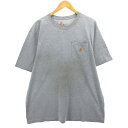 古着 カーハート Carhartt ORIGINAL FIT 半袖 ワンポイントロゴポケットTシャツ メンズXL相当 /eaa432267 【中古】 【240707】 【SS2506_30】(4)